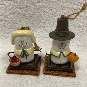Midwest the original s’mores Thanksgiving pilgrim ornaments